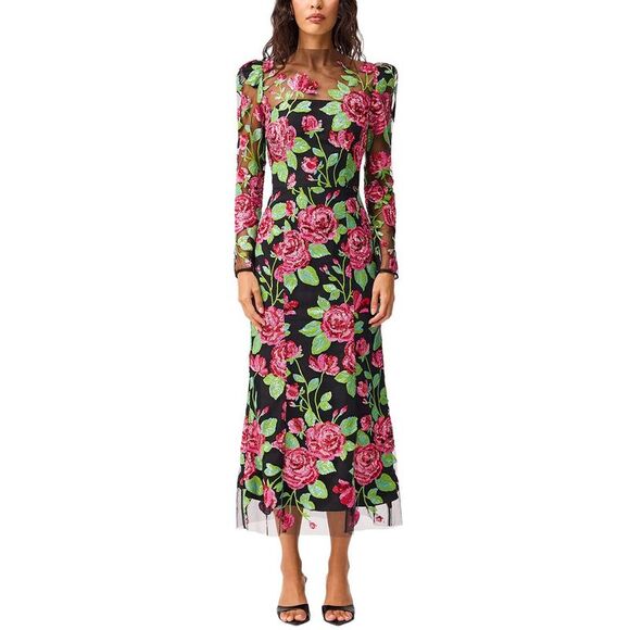 ELLIATT Dresses & Skirts - Elliatt Womens  Lyra Midi Dress, Black